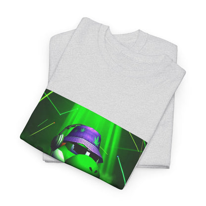 Yoshi DJing With Cannabis Bucket Hat Tee