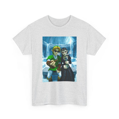 Link And Zora Chilling In Ice Cavern