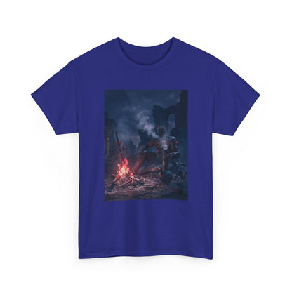 Ashen One Rests By Bonfire With Bong
