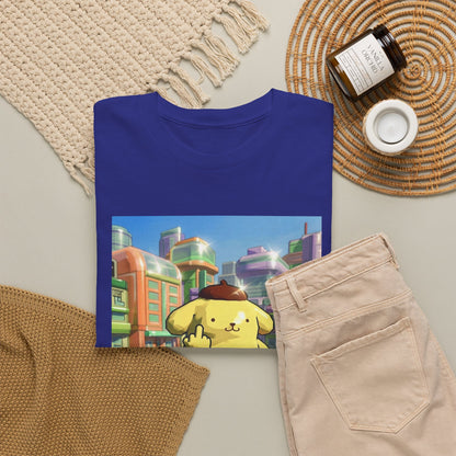 Pompompurin Flipping Bird Skate Park Tee
