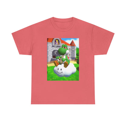Yoshi Puffing On A Cloud Tee (Design 7)