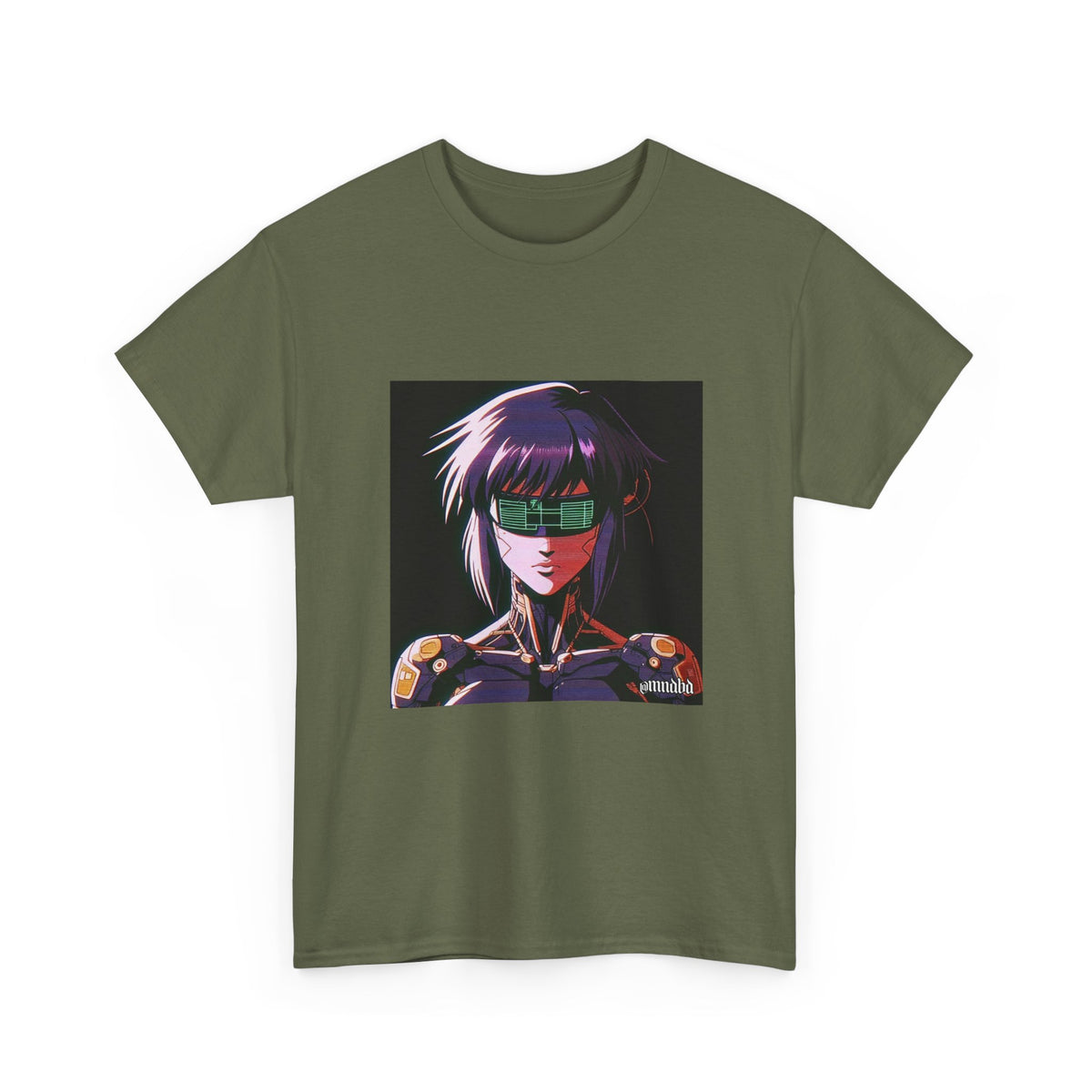 Major Kusanagi In Retro Cyberpunk Visor