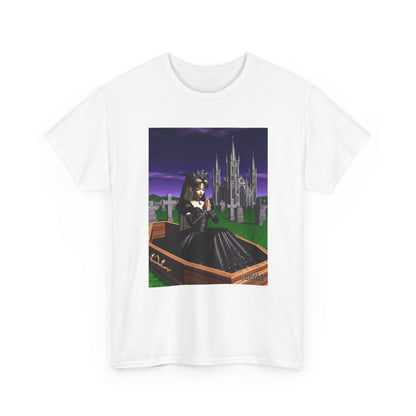 Gothic Girl Meditating In Coffin Tee