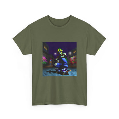 Skater Link Smoking In Neon Alley Tee