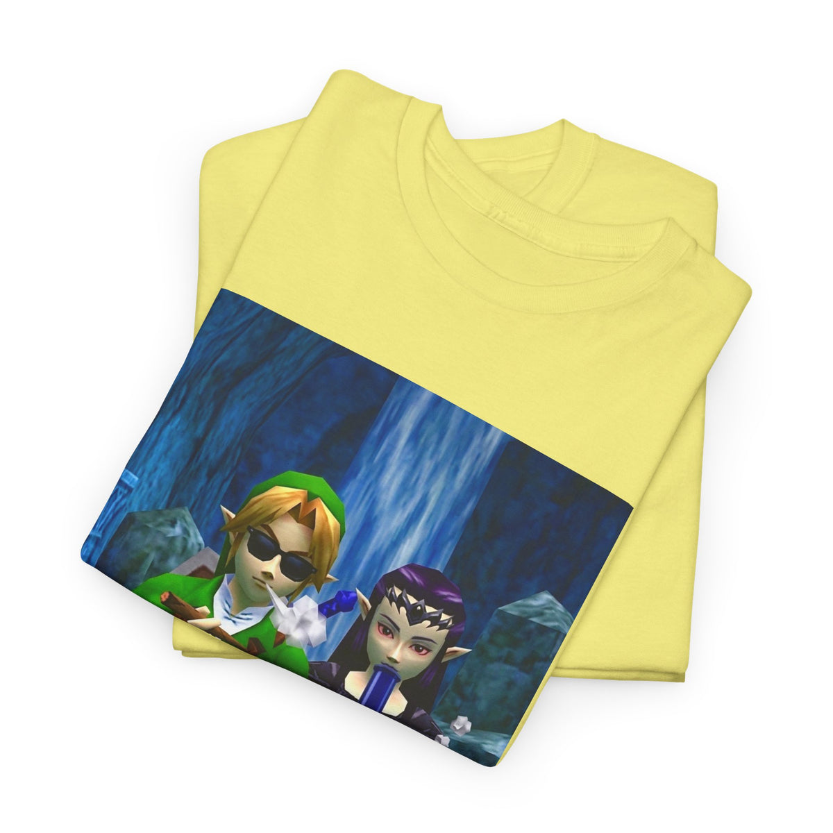 Hero and Princess Taking A Hit Tee