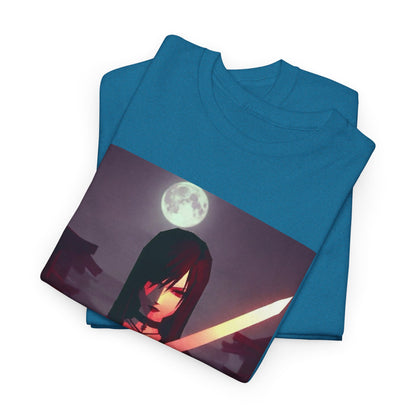 Samurai Warrior With Glowing Katana Tee