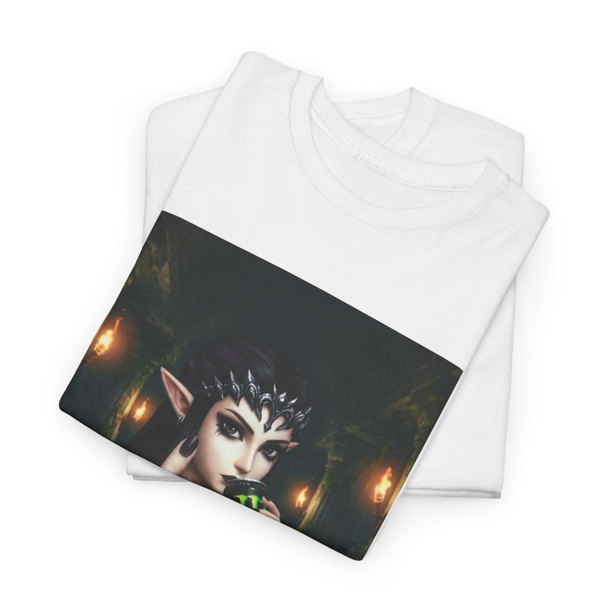 Edgy Elf Queen Flips You Off Tee