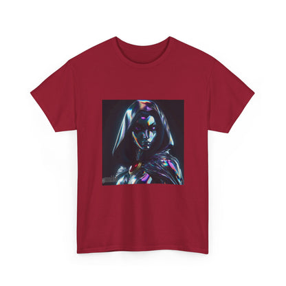 Holographic Raven Sorceress Shimmers Mysteriously