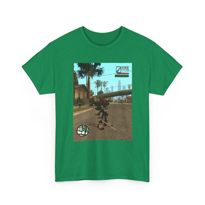 Shadow The Hedgehog Katana Wielding in Grove Street Tee