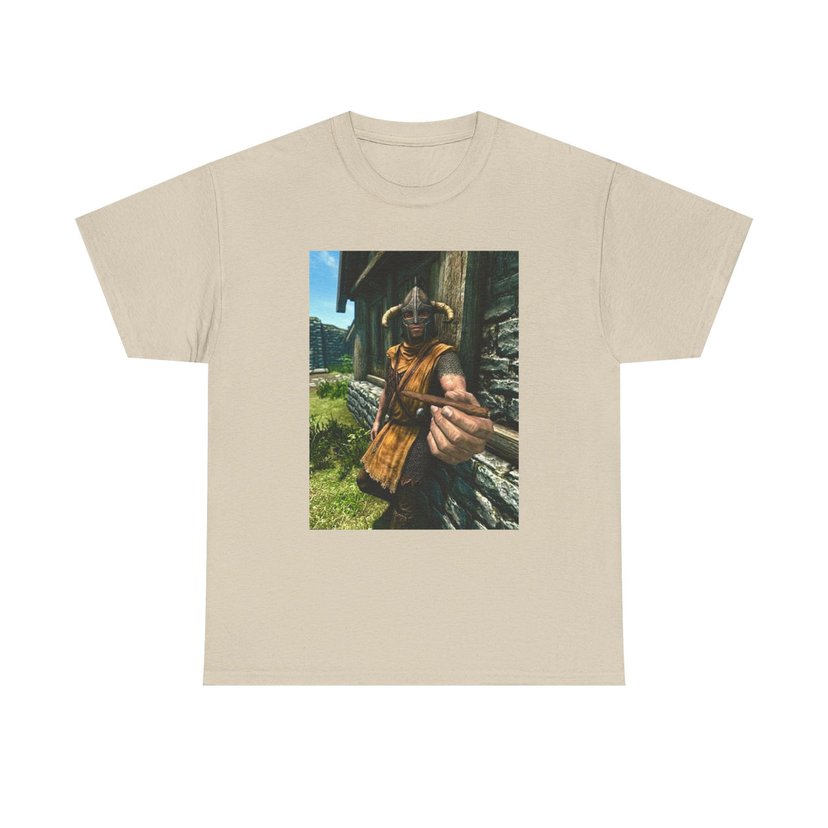 Horned Warrior Offering A Blunt Tee