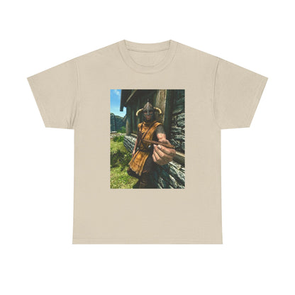 Horned Warrior Offering A Blunt Tee