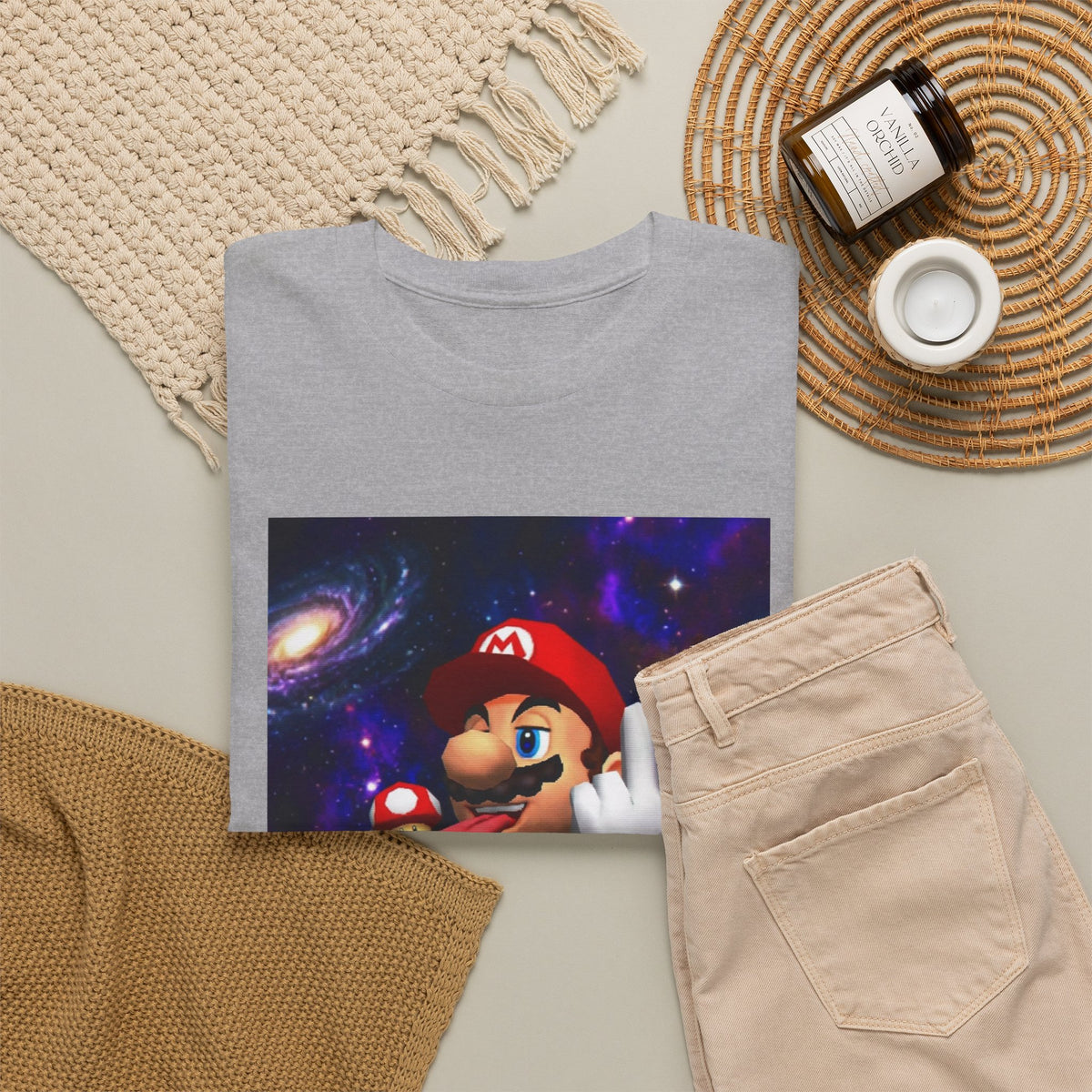 Mushroom-Tripping Plumber Gives The Finger Tee