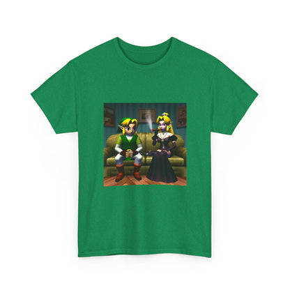 Link and Goth Peach Chillin' and Smoking Tee