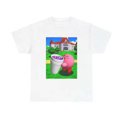 Kirby Sipping Purple Drank In Princess Peach's Castle