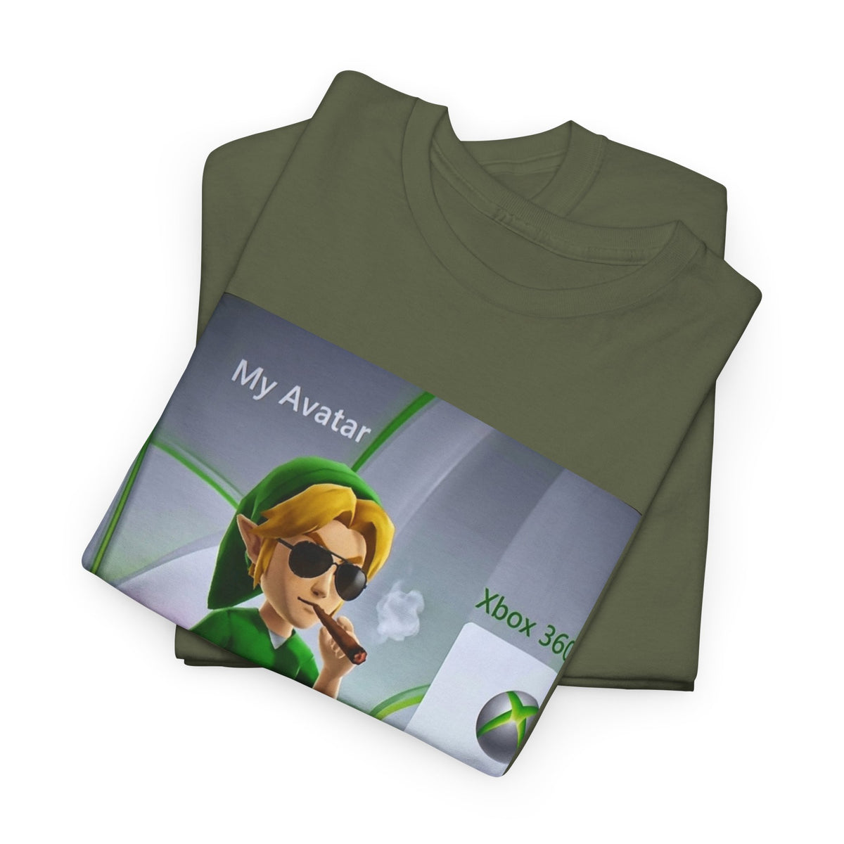 Stoner Link Xbox Avatar Puffing Blunt Tee
