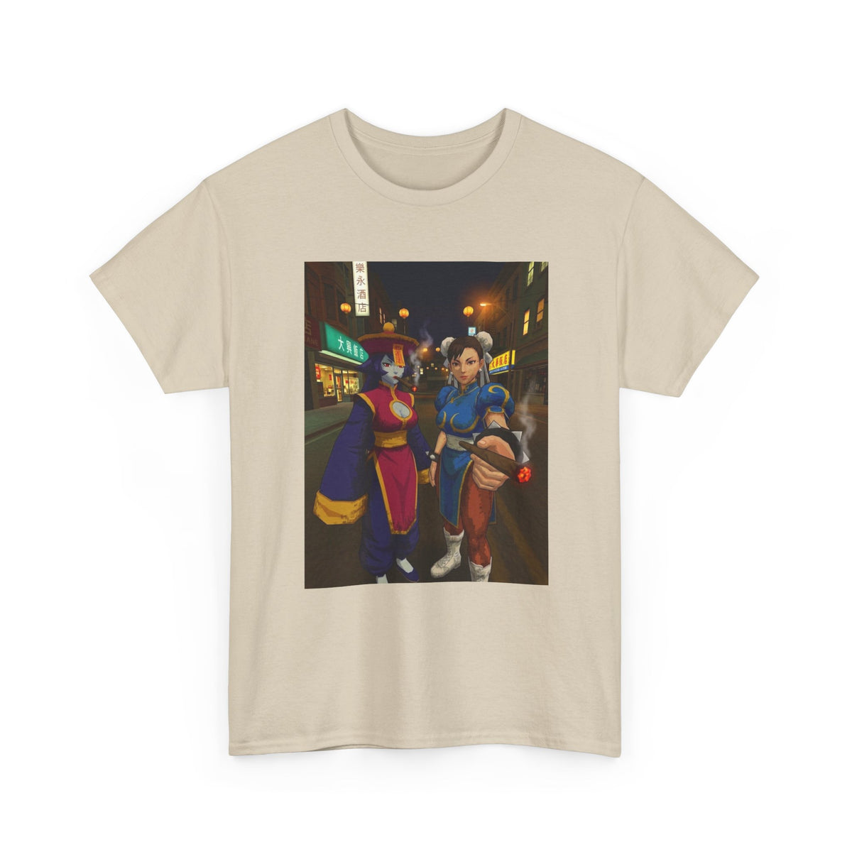 Hsien-Ko And Chun-Li Sharing Blunts Tee