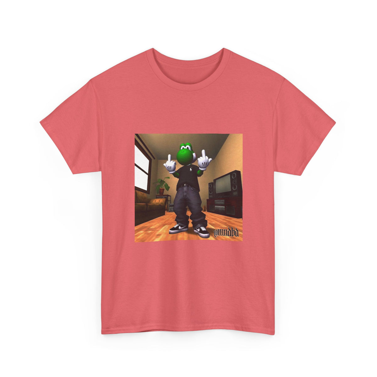 Yoshi Flipping Off In The Living Room Tee