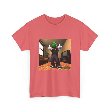 Yoshi Flipping Off In The Living Room Tee