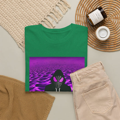 Spider-Hoodie With Purple Swirls Tee