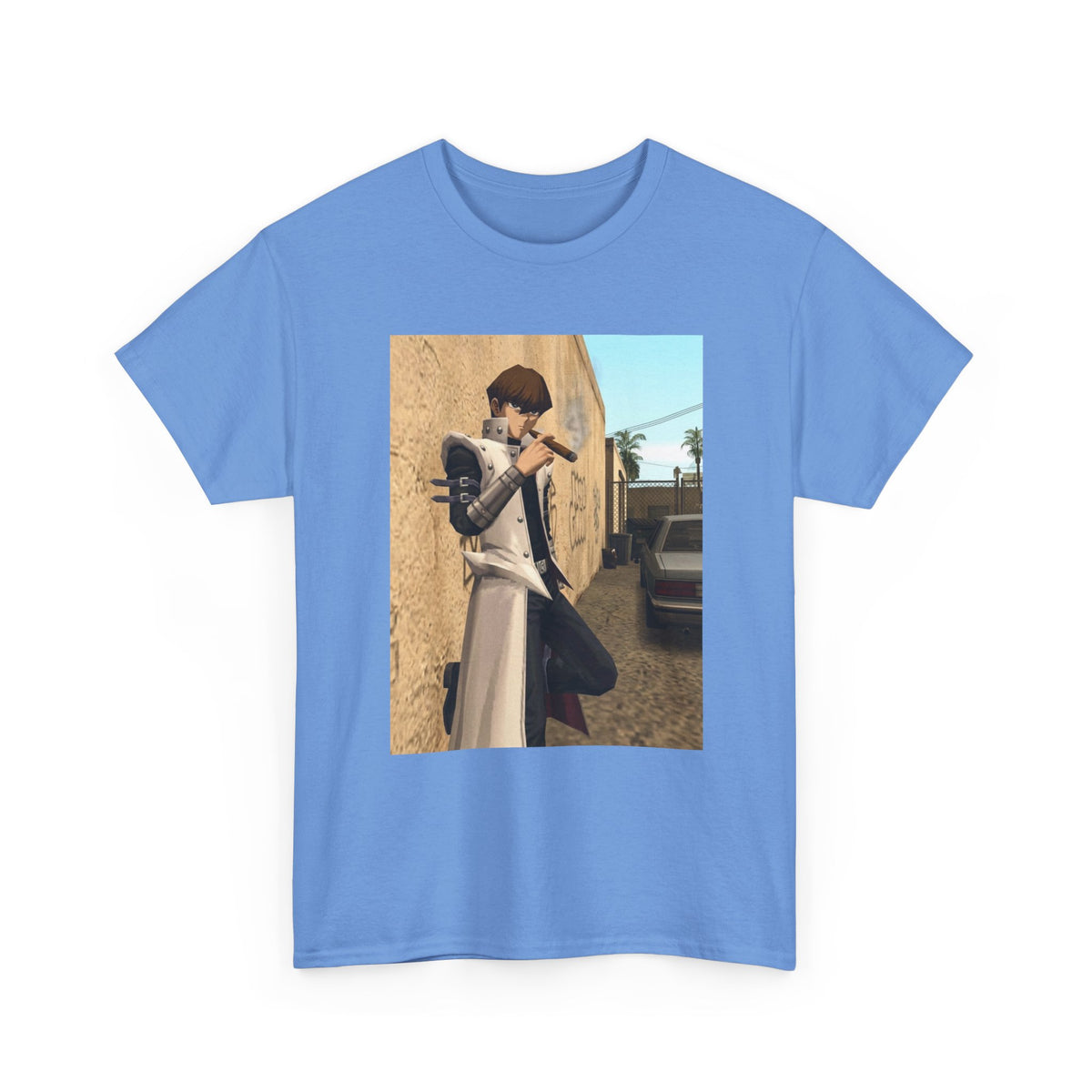 Kaiba Puffing A Cigar In The Alley