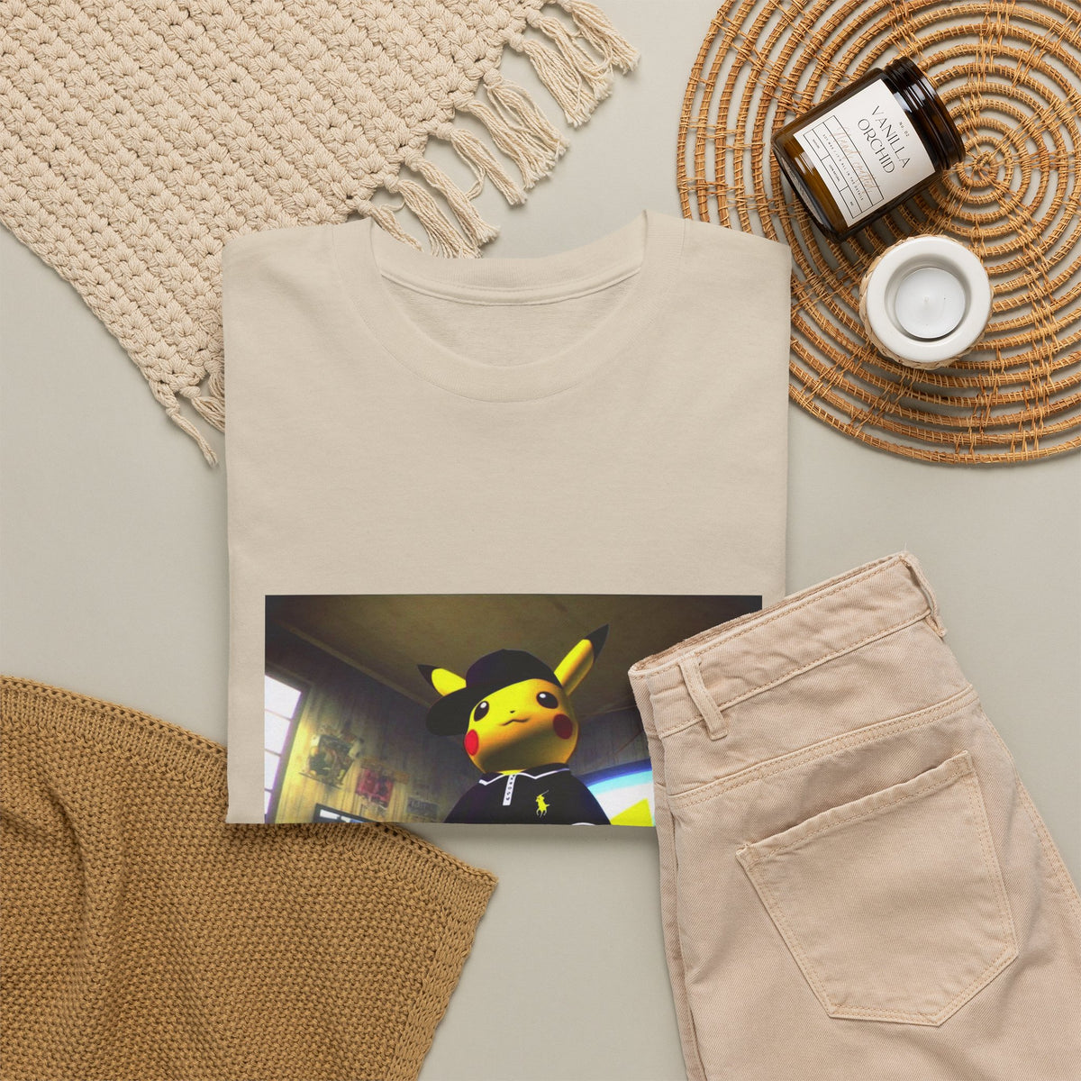 Pikachu Dressed In Streetwear Swag Tee