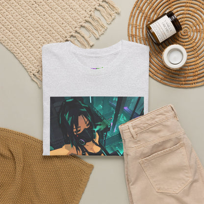 Midnight Ember Leaf Graphic Tee