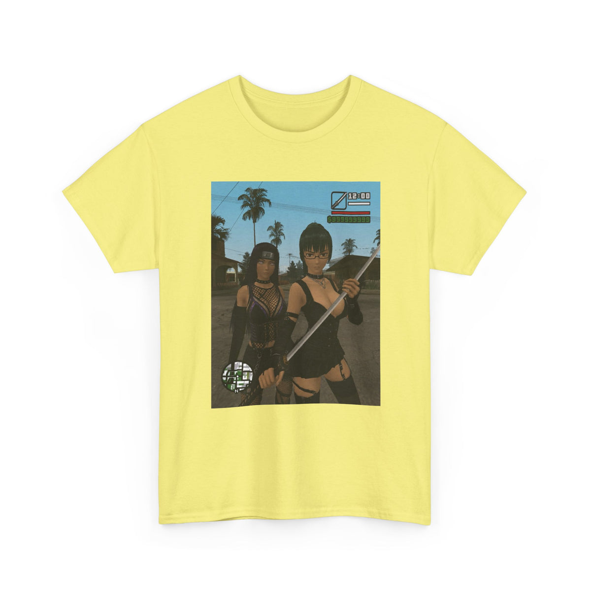 GTA-Inspired Girls With Katanas Tee