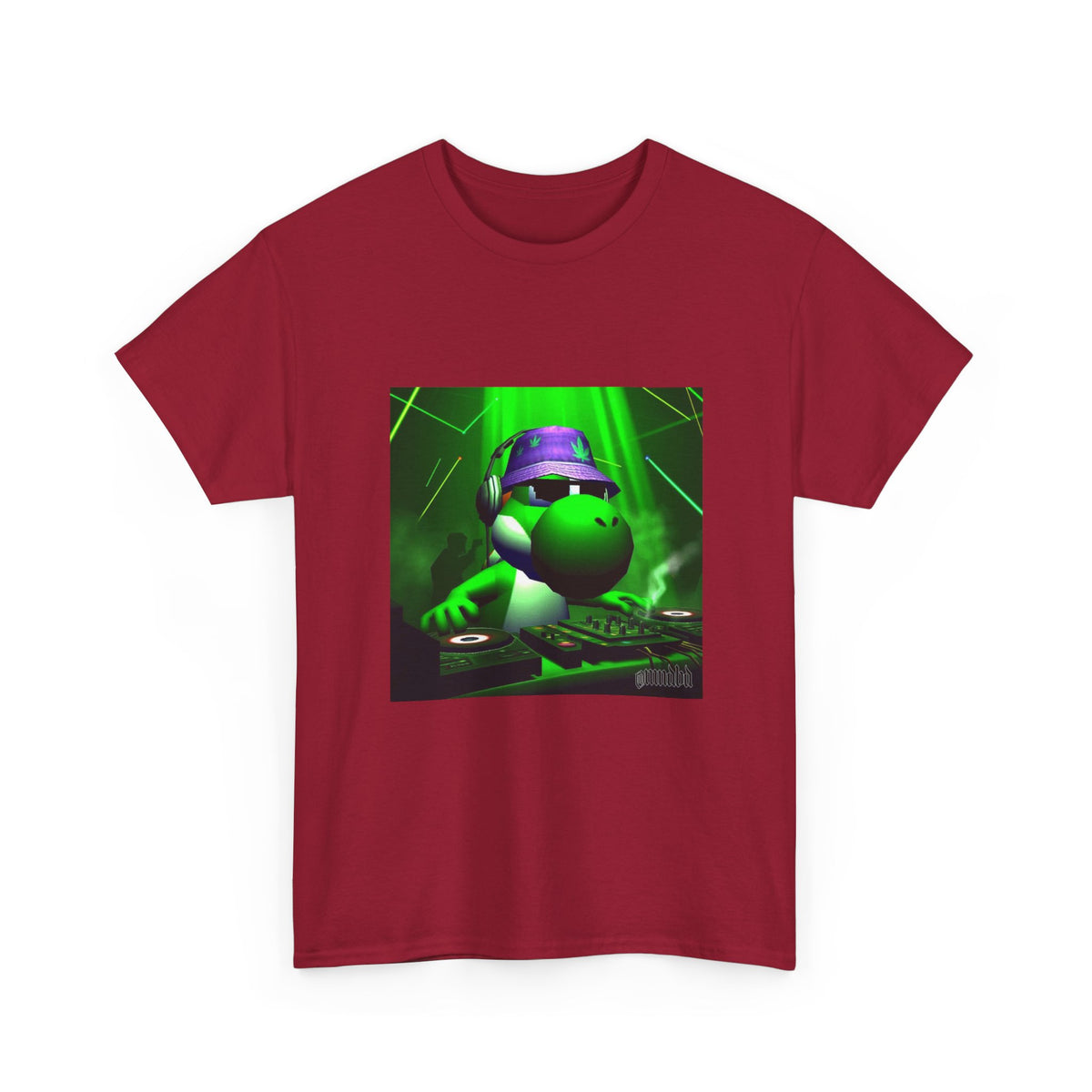 Yoshi DJing With Cannabis Bucket Hat Tee
