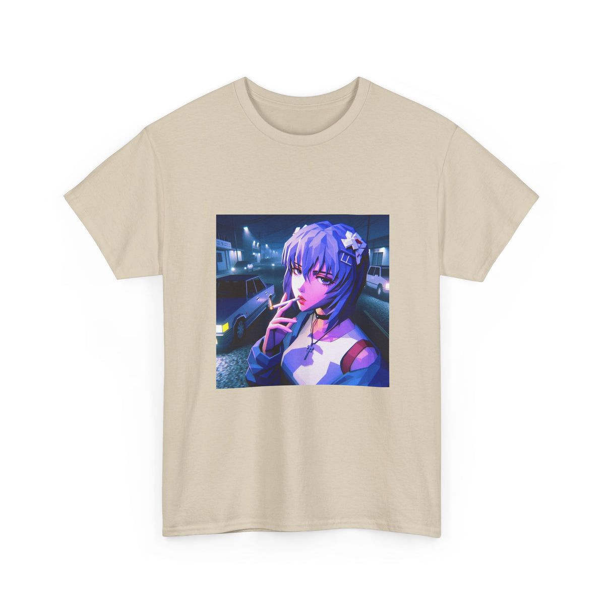 Rei Ayanami Riding GTA Streets Tee