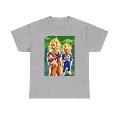 Goku and Vegeta Powering Up With Blunts