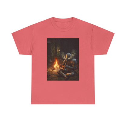 Armored Knight Smoking Bong By Bonfire