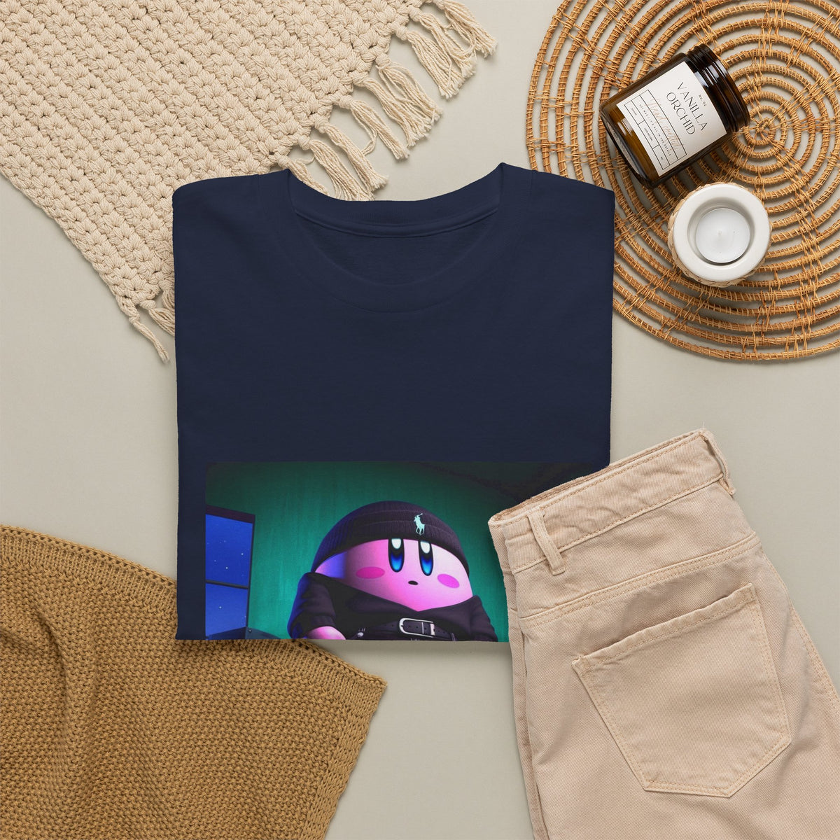 Drip Kirby Posing In His Crib Tee