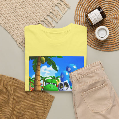 Yoshi And Dry Bones Flipping The Bird Tee (Design 6)