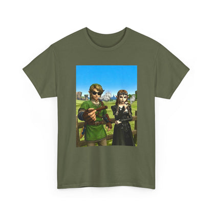 Link And Zelda Chilling With Blunts Tee