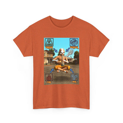 Bender Aang Meditating with Bong Tee