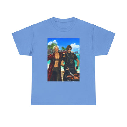 Dante and Leon Grilling Island Burgers Tee