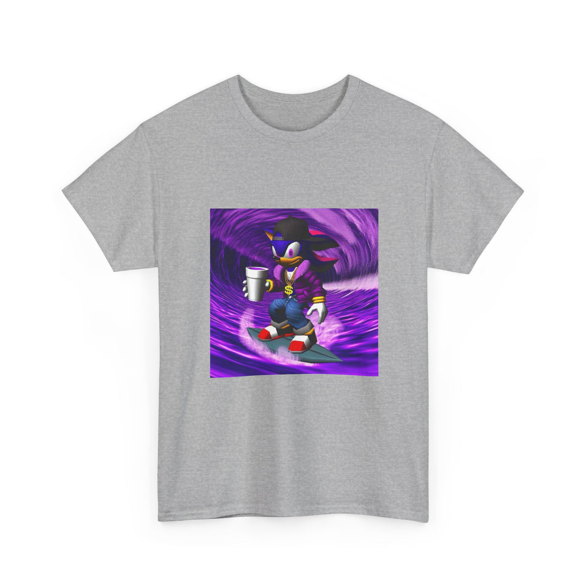 Shadow Surfing Purple Wave With Lean