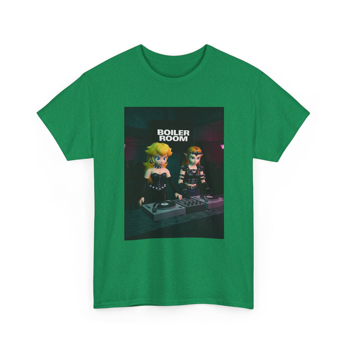 Gothic Peach and Zelda DJing Boiler Room Tee