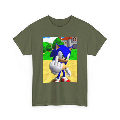 Sonic Flipping The Bird Tee