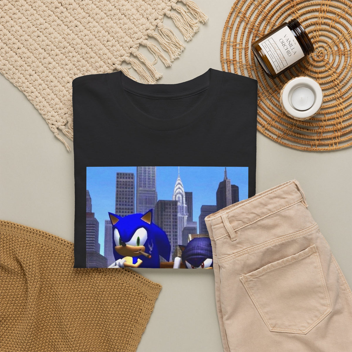 Sonic & Shadow City Smoke Session Tee