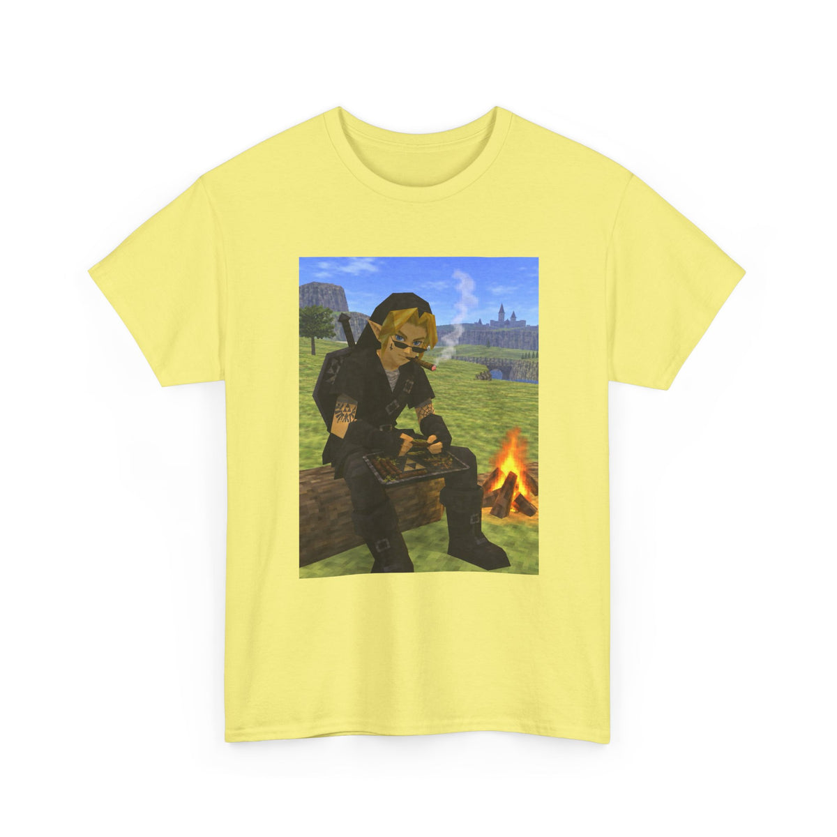 Dark Link Rolling Blunts By The Campfire