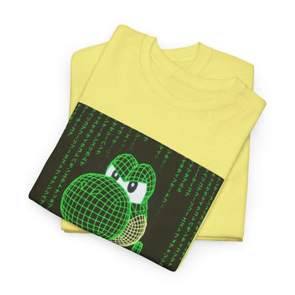 Wireframe Yoshi Flipping The Bird Tee