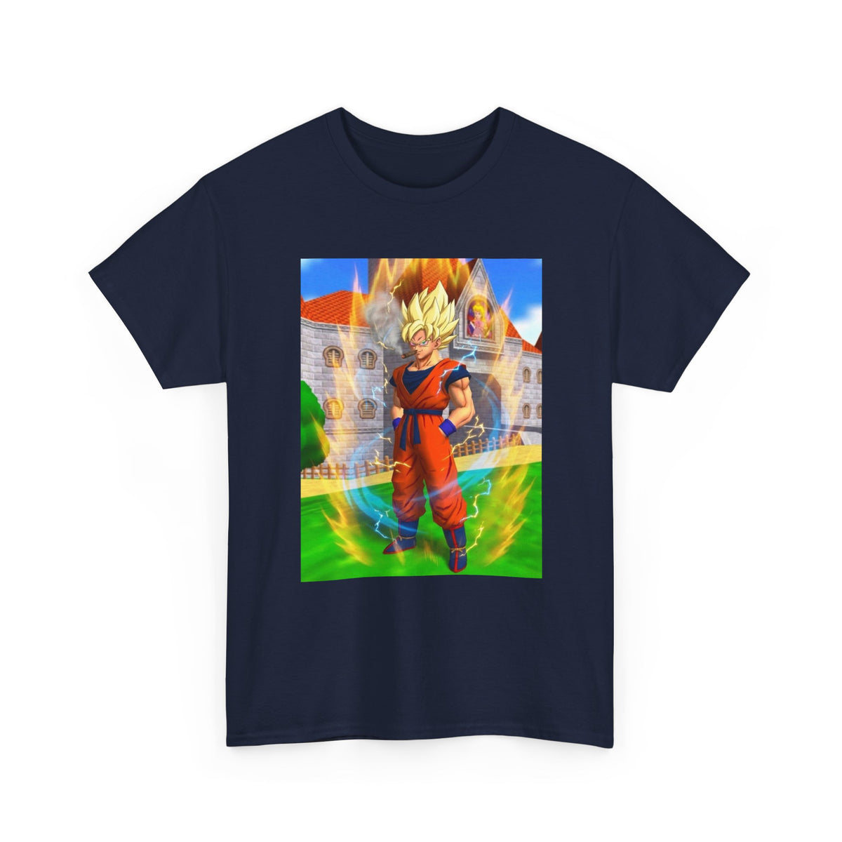 Super Saiyan Smoking A Blunt Tee