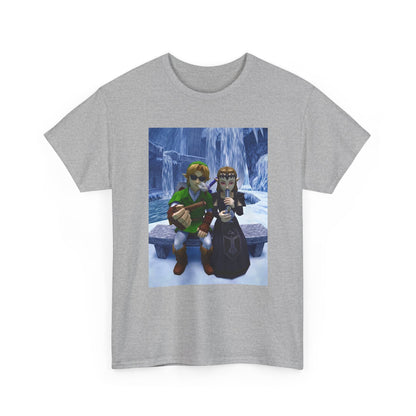 Link And Zelda Chilling In Ice Palace