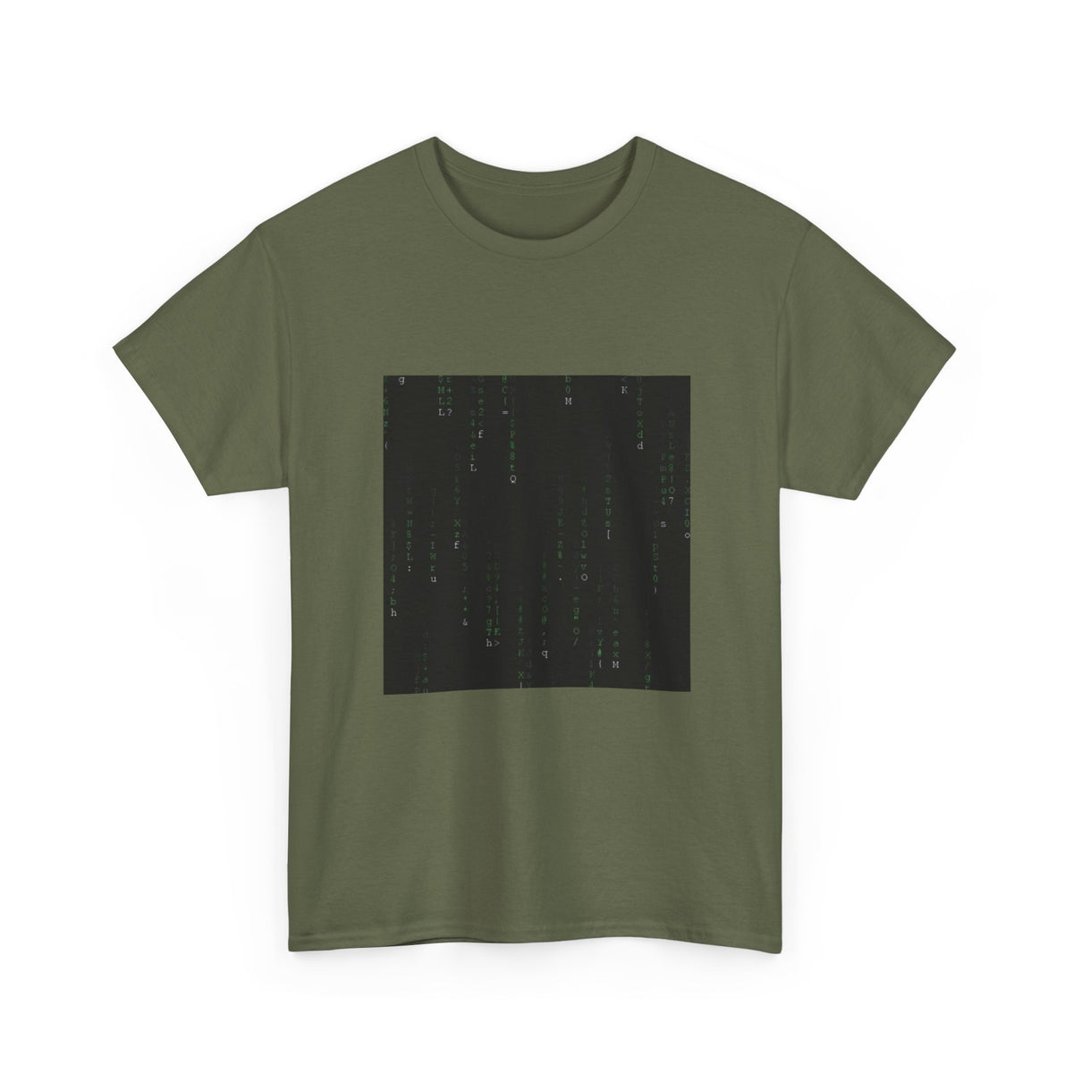 Neon Figure In Cyber Shower Tee