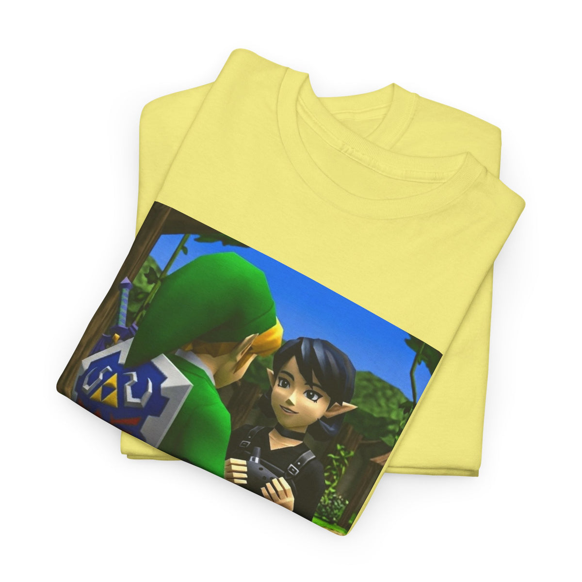 Link And Ocarina Girl Meeting