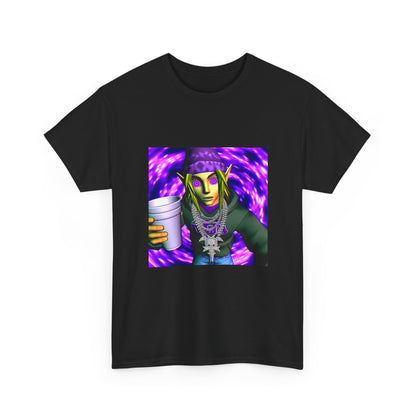 Dripped-Out Elf With Lean Cup