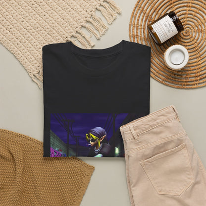 Edgy Link Skater Smoking Alley Tee