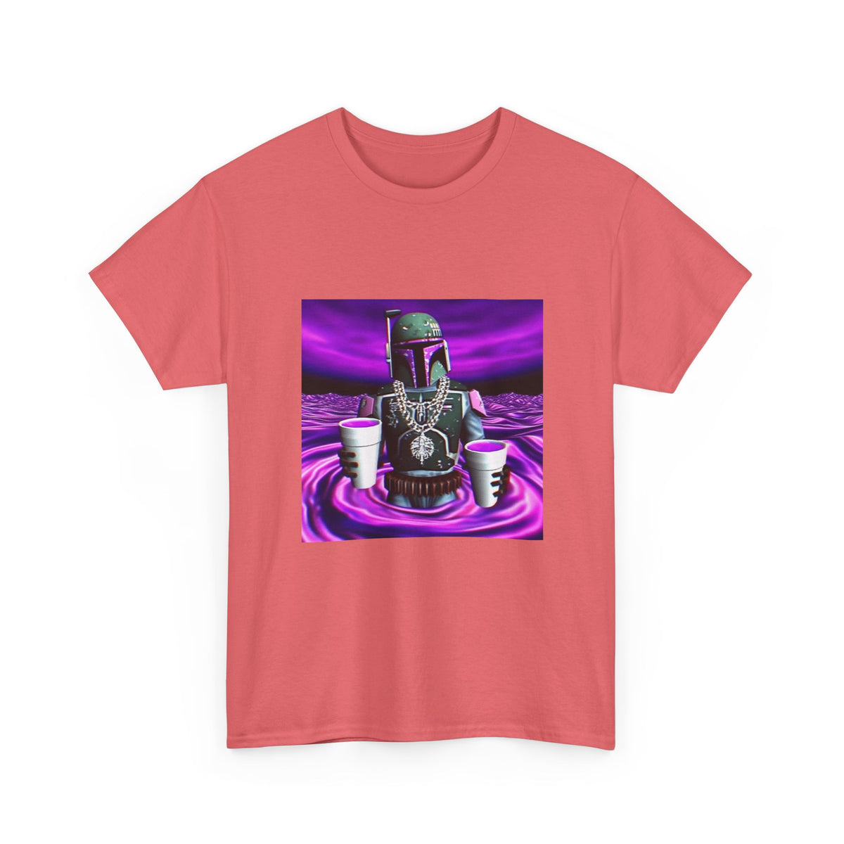 Boba Fett Sipping Purple In A Hypnotic Realm