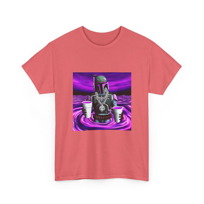 Boba Fett Sipping Purple In A Hypnotic Realm